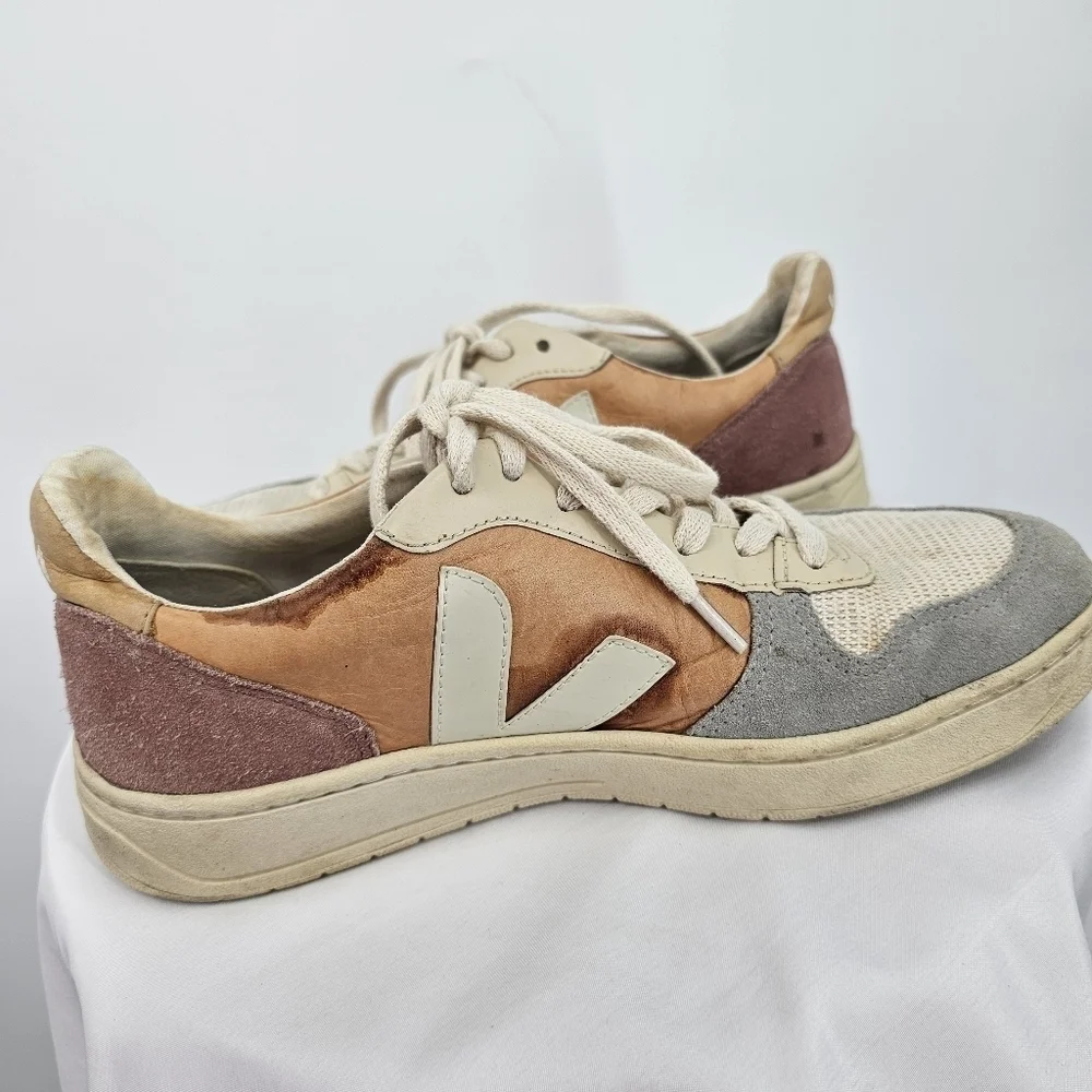 Veja V-10 Colorblock Sneakers‎ | Leather Suede Mesh | Women’s 9